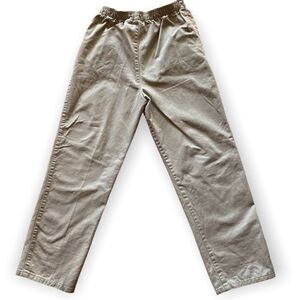 Rugged Bear Tan Pull Up Elastic Waistband Pants SZ 16